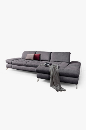 Ecksofa Carolina Luxus Komfort modernes Design Sitzgarnitur